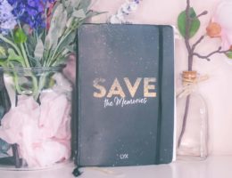 bullet journale save the memories cover